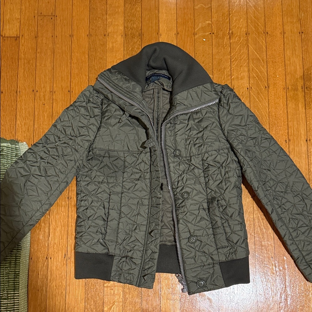 Women’s Quilted Jacket - Olive Green